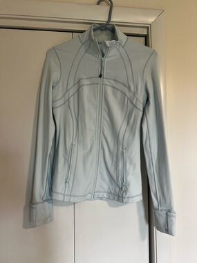 lululemon athletica Light Blue Full-Zip Performance Jacket